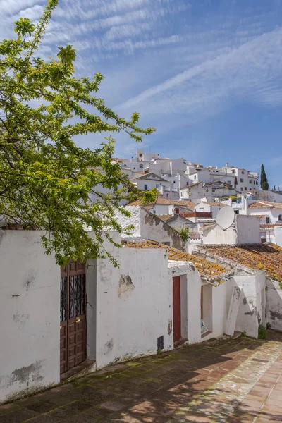 Strada Nel Comune Comares Provincia Malaga Andalusia — Foto Stock