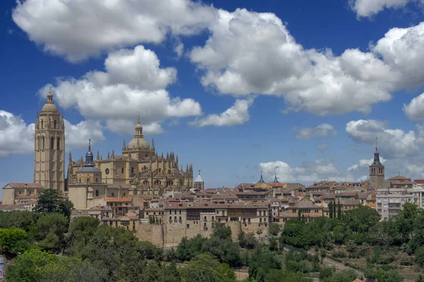 Średniowieczne Miasta Hiszpanii Segovia Wspólnocie Kastylia Leon — Zdjęcie stockowe