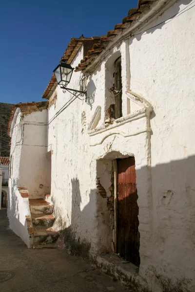 Straat Andalusische Gemeente Alpandeire Provincie Malaga — Stockfoto