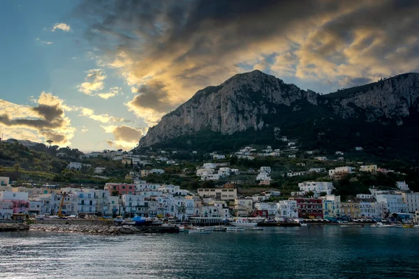 Vue Sur Ville Capri Dans Région Campanie Italie — Photo