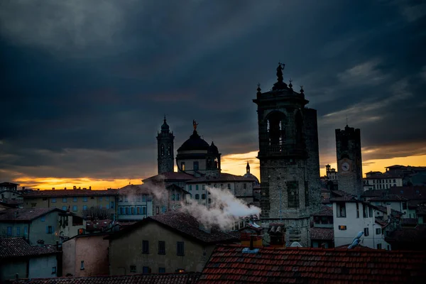 Oude stad Bergamo — Stockfoto