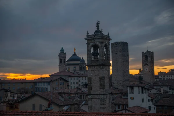 Casco antiguo de Bérgamo — Foto de Stock