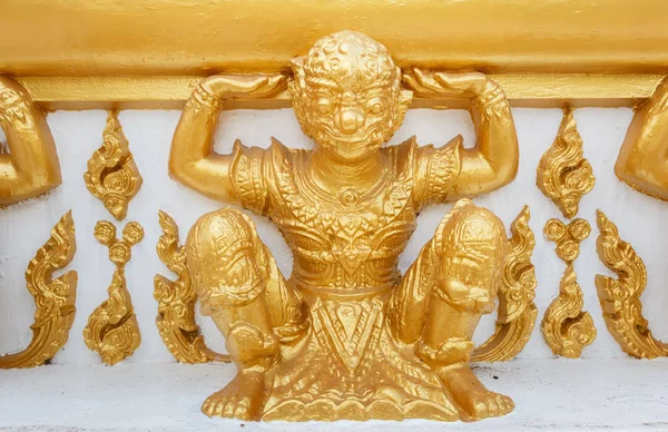 Statue Hanuman dorée . — Photo