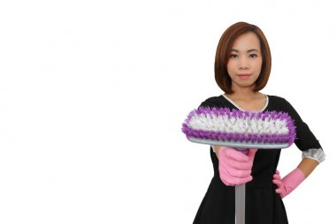 Asyalı kadını yorgun.