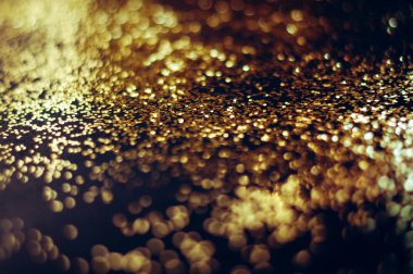 Festive background with golden effect.