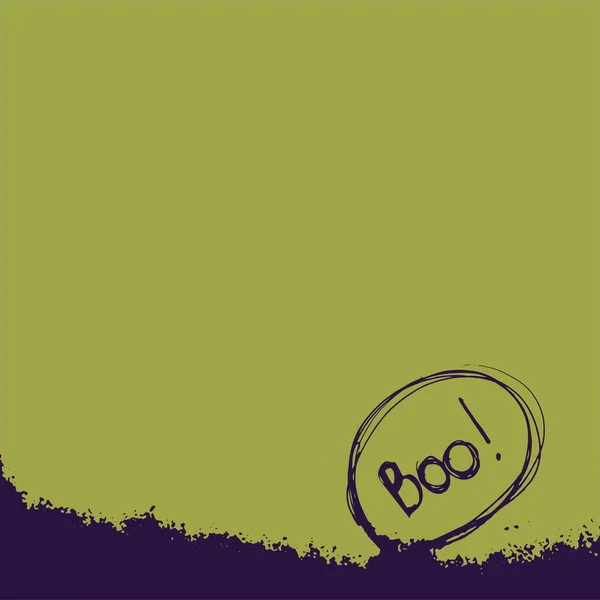 Vektör el çizimi cadılar bayramı illüstrasyonu