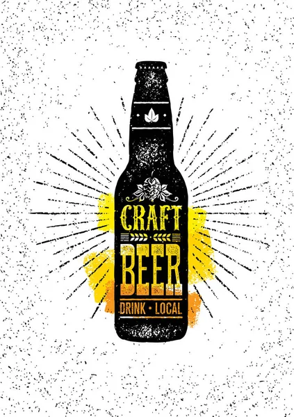 Drick lokala Craft Beer — Stock vektor