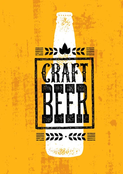 Einheimisches Craft Beer trinken — Stockvektor