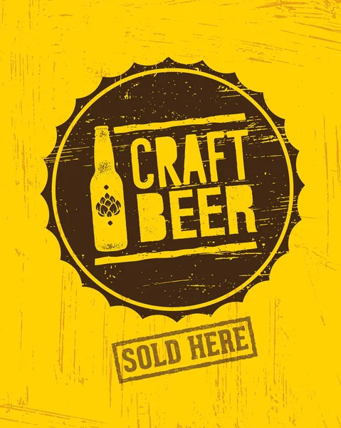 Drick lokala Craft Beer — Stock vektor