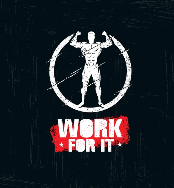 Werk voor It. Rough training — Stockvector