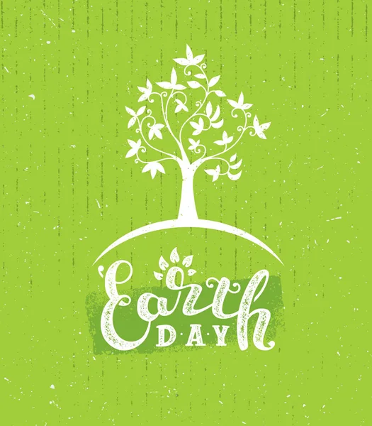 Earth Day Eco plakat — Wektor stockowy