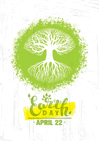 Plakát Eco den země — Stockový vektor