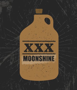 Moonshine Jug ,Corn Spirit clipart