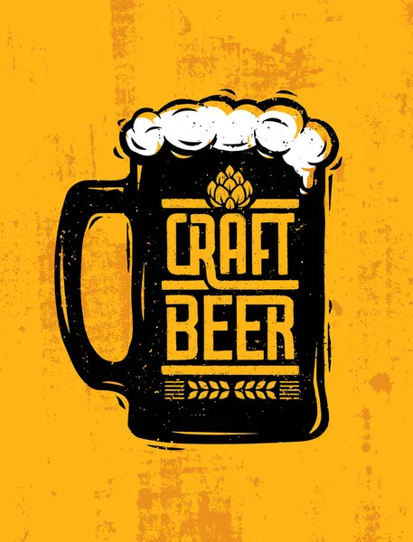 Craft Beer Brewery έννοια. — Διανυσματικό Αρχείο