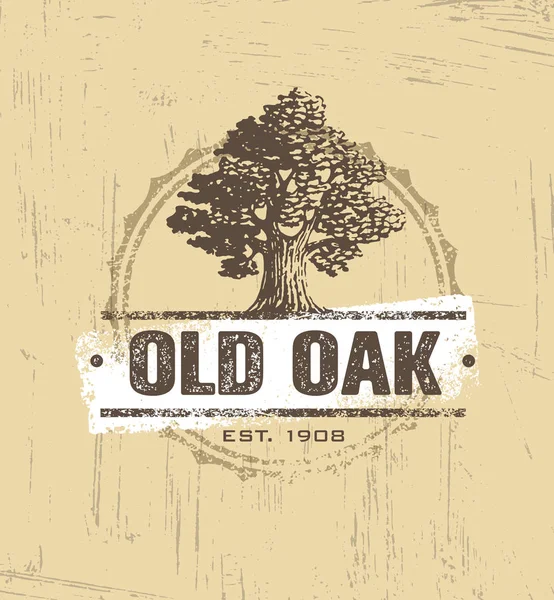 Old Oak Workshop — Stock Vector