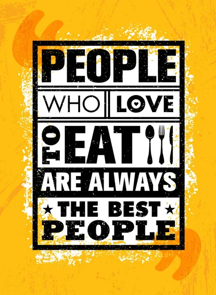 Gente que ama comer — Archivo Imágenes Vectoriales