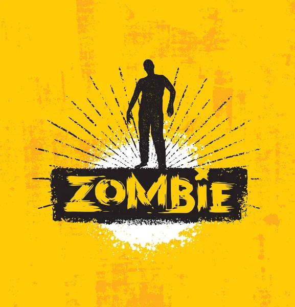 Zombi kaba illüstrasyon .