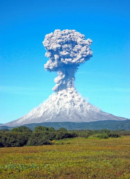 Karimskiy volkan Erüpsiyonu Kamçatka içinde