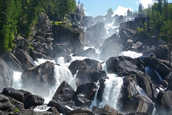 Uchar Waterfall. Altai, Russia