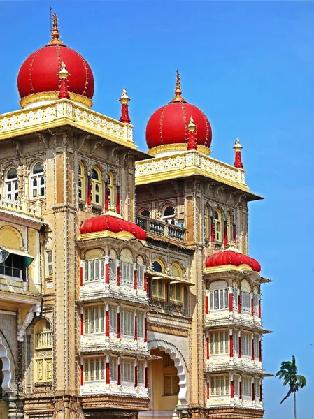 Mysore paleis, mysore, staat karnataka, india — Stockfoto