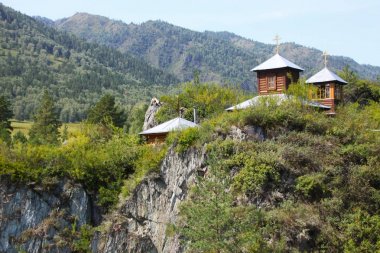 Patmos adası, Chemal Köyü, Sibirya, Rusya John Bogoslov Manastırı. 