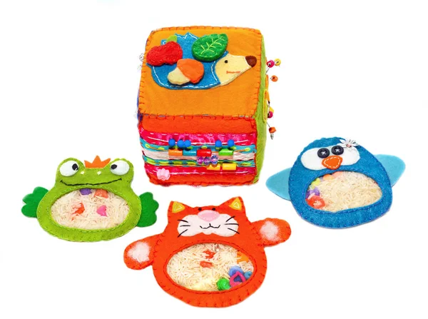 Geliştirme küp ve ben casus çanta oyuncaklar faaliyet hissettim