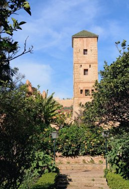 Udayas kasbah bahçelerde Endülüs