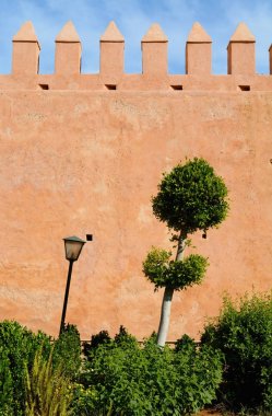 Endülüs bahçeleri Udayas Kasbah Rabat, Fas içinde