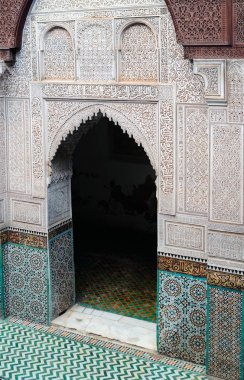 Bou Inania medreseler dekorasyon detay 