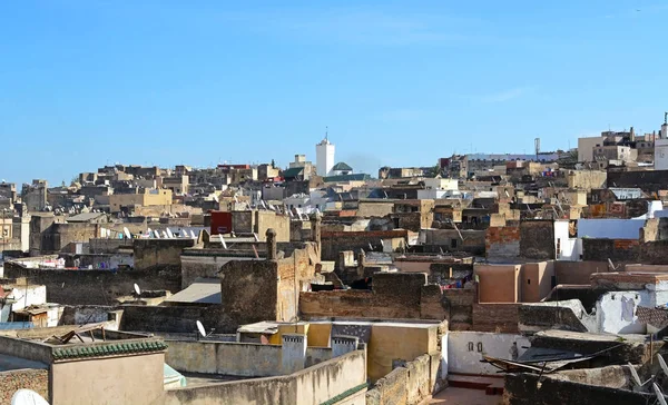 Luchtfoto in Fes, Morocco — Stockfoto