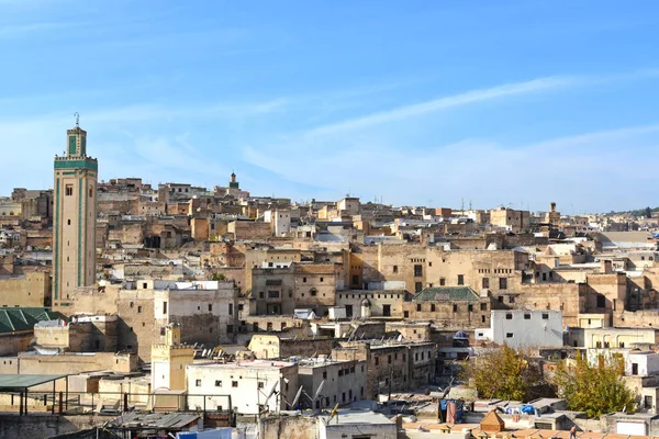 Bir caminin Fes, Fas havadan görünümü