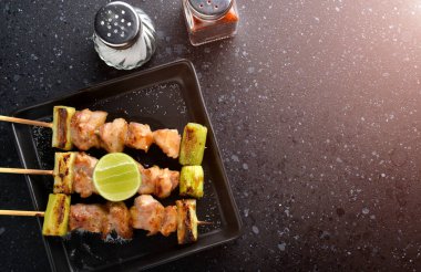 Japon tavuk ızgara Yakitori.