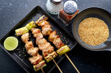 Japon tavuk ızgara Yakitori.