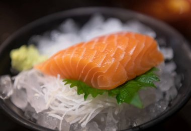 Somon sashimi servis edilecek..