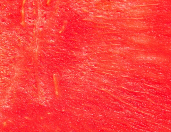 Fruchtfleisch der roten Wassermelone. — Stockfoto