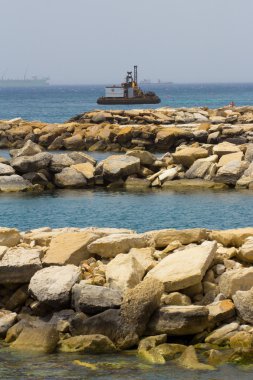 gemi yelken ile deniz manzarası