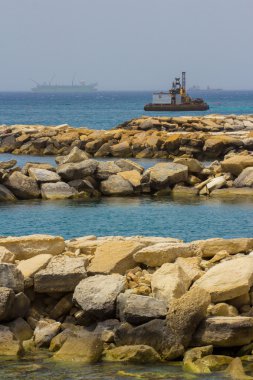 gemi yelken ile deniz manzarası