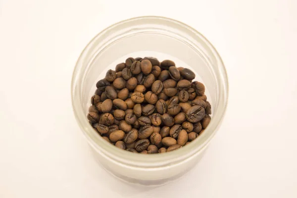 Coffee beans in a jar — Stock Photo, Image