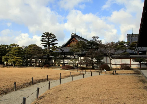 Ogród Ninomaru Obok Pałacu Ninomaru Mieście Kyoto — Zdjęcie stockowe