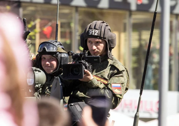 2018 Moscou Russie Jour Victoire Moscou Militaire Sur Défilé Matériel — Photo