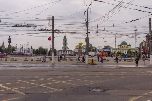 2019 Тула Россия Городской Пейзаж Города Героя России Памятником Владимиру — стоковое фото