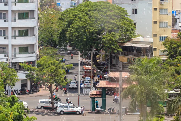 2015 Chi Minh City Vietnam Alltag Der Vietnamesen Blick Aus — Stockfoto