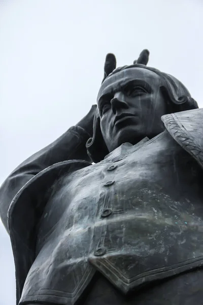 2011 Belgorod Rusia Monumento Compositor Siervos Stepan Degtyarev Junto Una —  Fotos de Stock