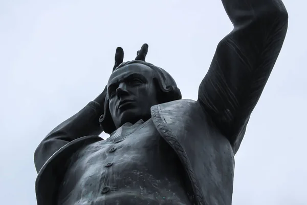 2011 Belgorod Rússia Monumento Compositor Stepan Degtyarev Lado Uma Instituição — Fotografia de Stock