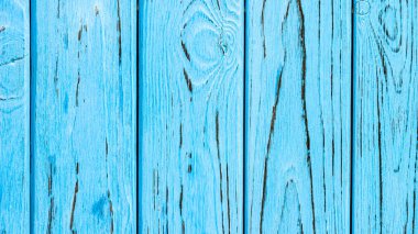 mavi renkli kalasın yaşlanmış yüzeyi, yatay çerçeve.