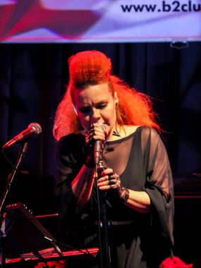 27.12.2012, Moskova, Rusya. Guru Groove Vakfı Solosu, caz, funk ve elektronik müziğin birleştirildiği bağımsız bir Rus müzik projesidir..