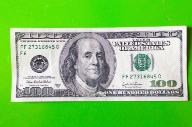 Yeşil arka plan chromakey yüz dolar