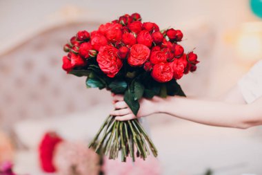 gül buketi yakın çekim 