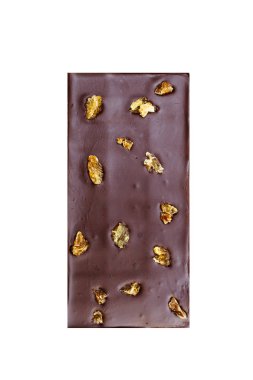 Esnaf biyo kiraz, izole beyaz çikolata