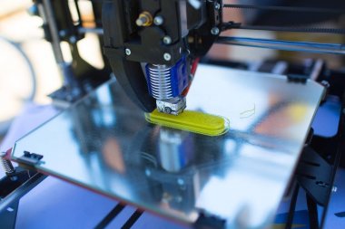 3d yazıcı çalışıyor